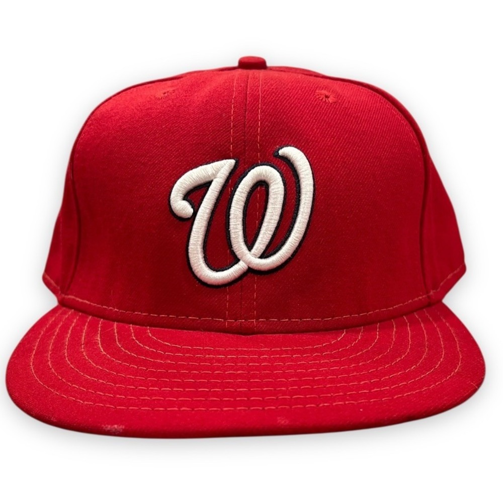 New Era 59FIFTY‎ Washington Nationals Mens 8 Red MLB On Field Cap Streetwear USA
